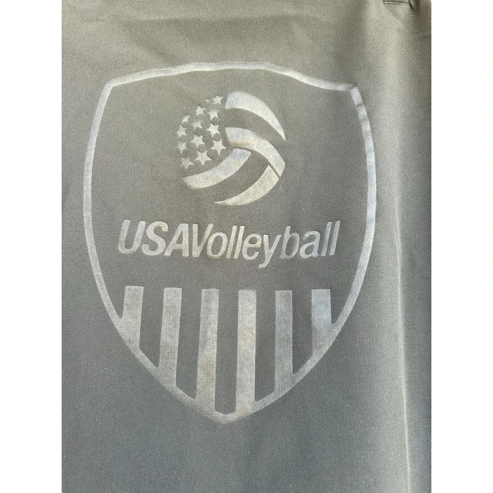 Adidas USA Volleyball All Weather Jacket Mens Medium Black Hooded DY2410 NWT